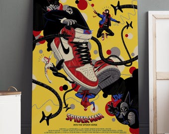 Spider-Man serie poster / Peter Parker muurdecoratie / Game print / Canvas kunstdecoratie