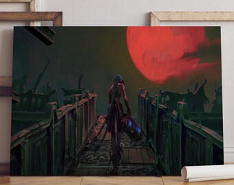 Arcane Poster / Jinx & Vi Wall Art / Game Print / Canvas Art Decor