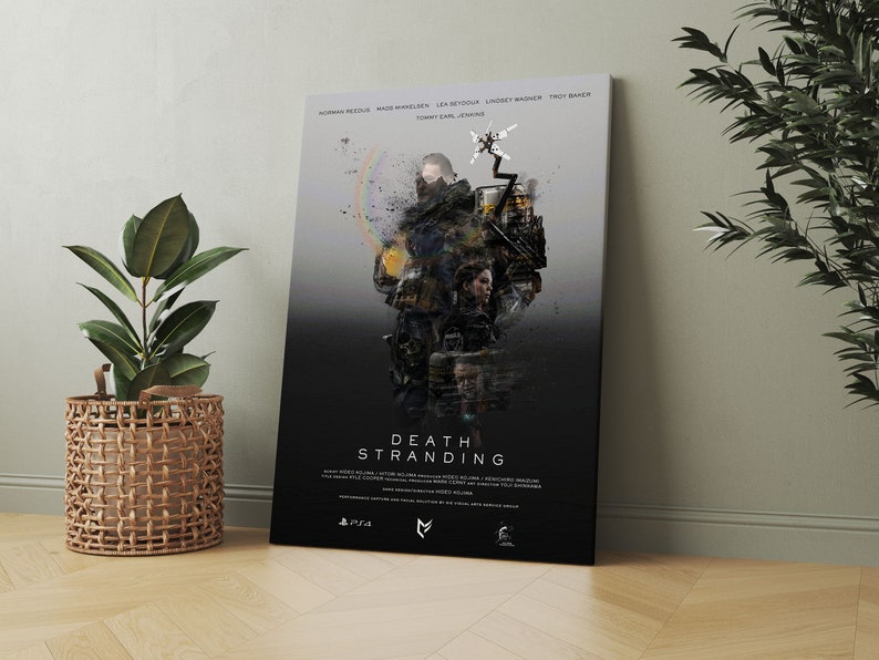 Death Stranding Poster Sam Wall Art Premium Canvas Print - Etsy