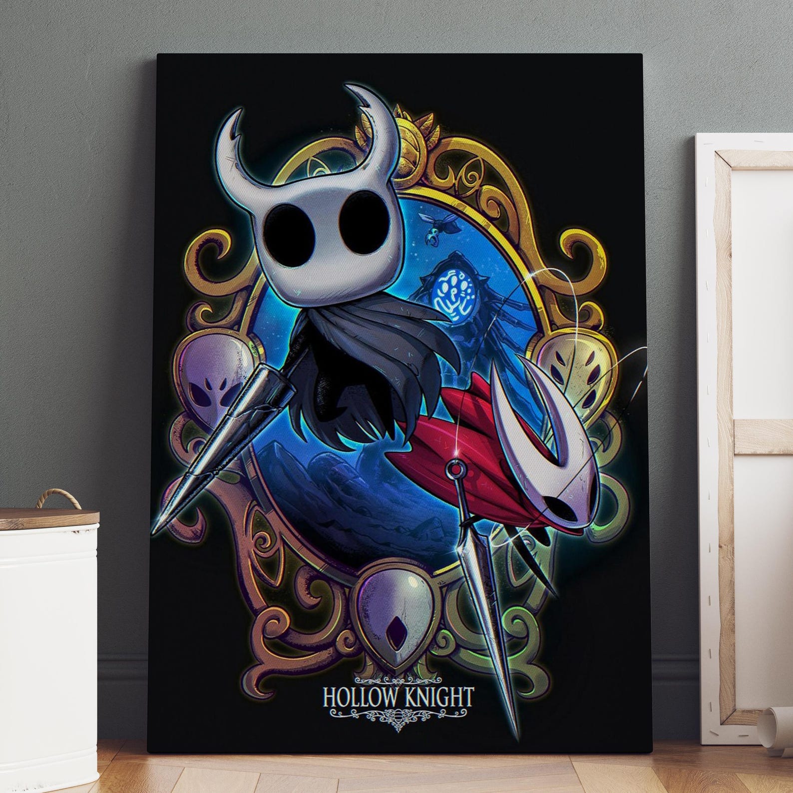 Hollow Knight Poster / the Knight & Hornet Wall Art / Game Print ...