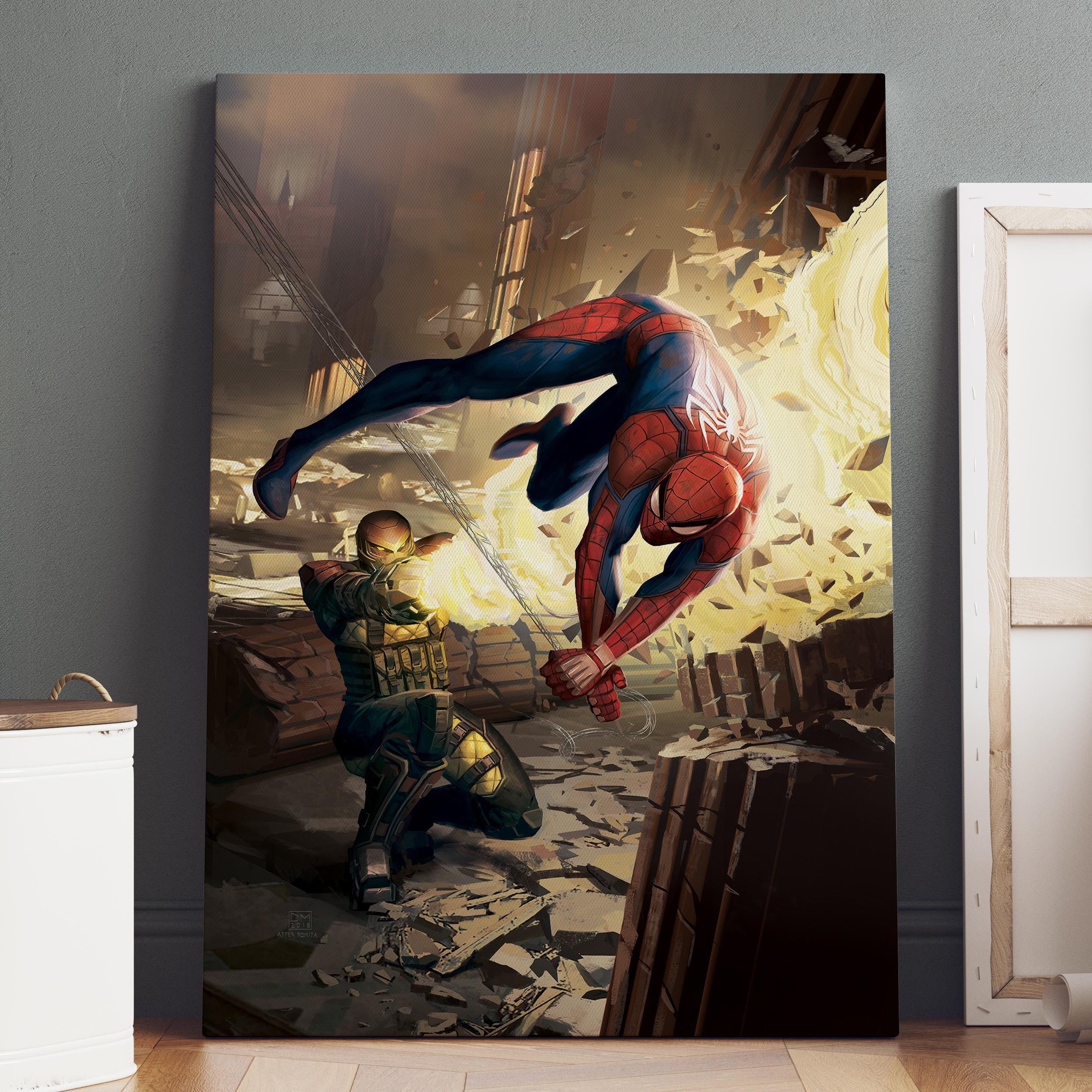 Spider-man Series Poster / Peter Parker Wall Art / Game Print / Canvas ...