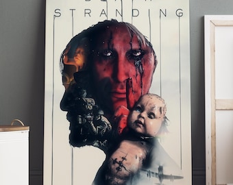 Death Stranding Poster / Sam Porter Bridges Wall Art / Game Print / Canvas Art Decor #3