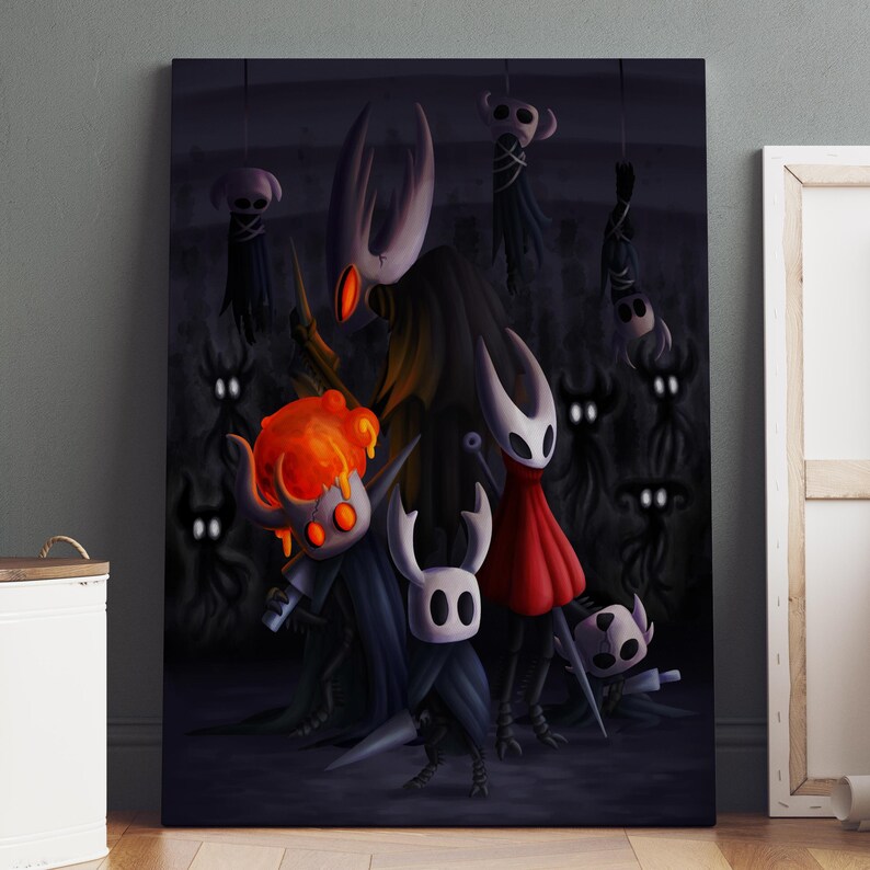 Hollow Knight Poster / the Knight & Hornet Wall Art / Game Print ...
