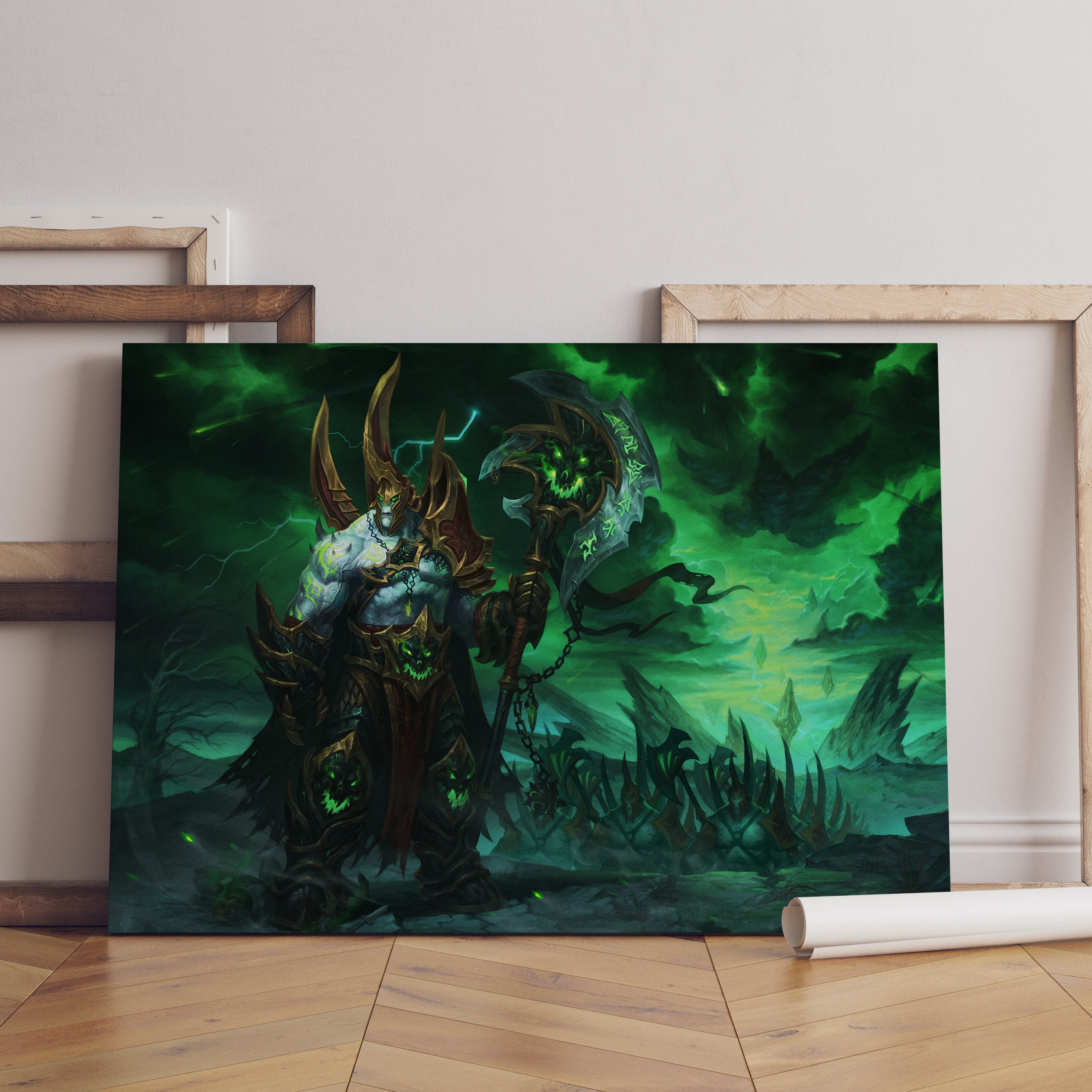 World Of Warcraft Lich King Art Pc Wow Wall Art Home Decor - POSTER 20x30