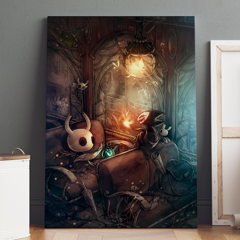 Hollow Knight Poster / the Knight & Hornet Wall Art / Game Print ...