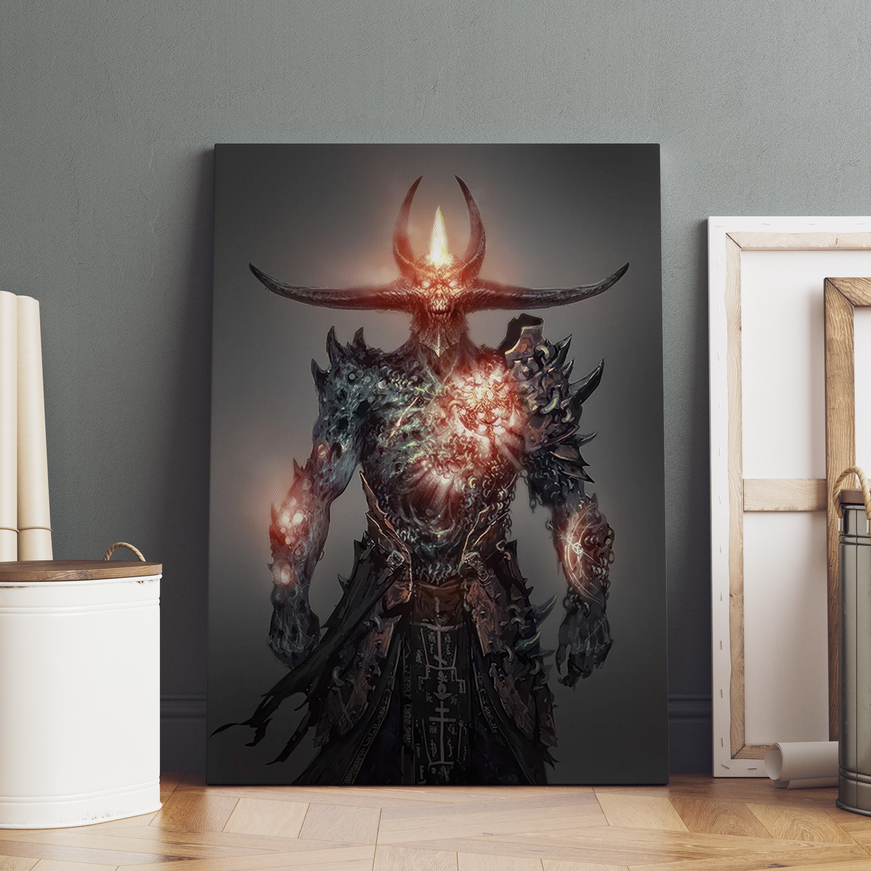 Diablo Poster, Astaroth Wand Kunst, Gerollte Leinwand Druck, Spiel Poster  Geschenk Gamer Wand Dekor - Etsy.de