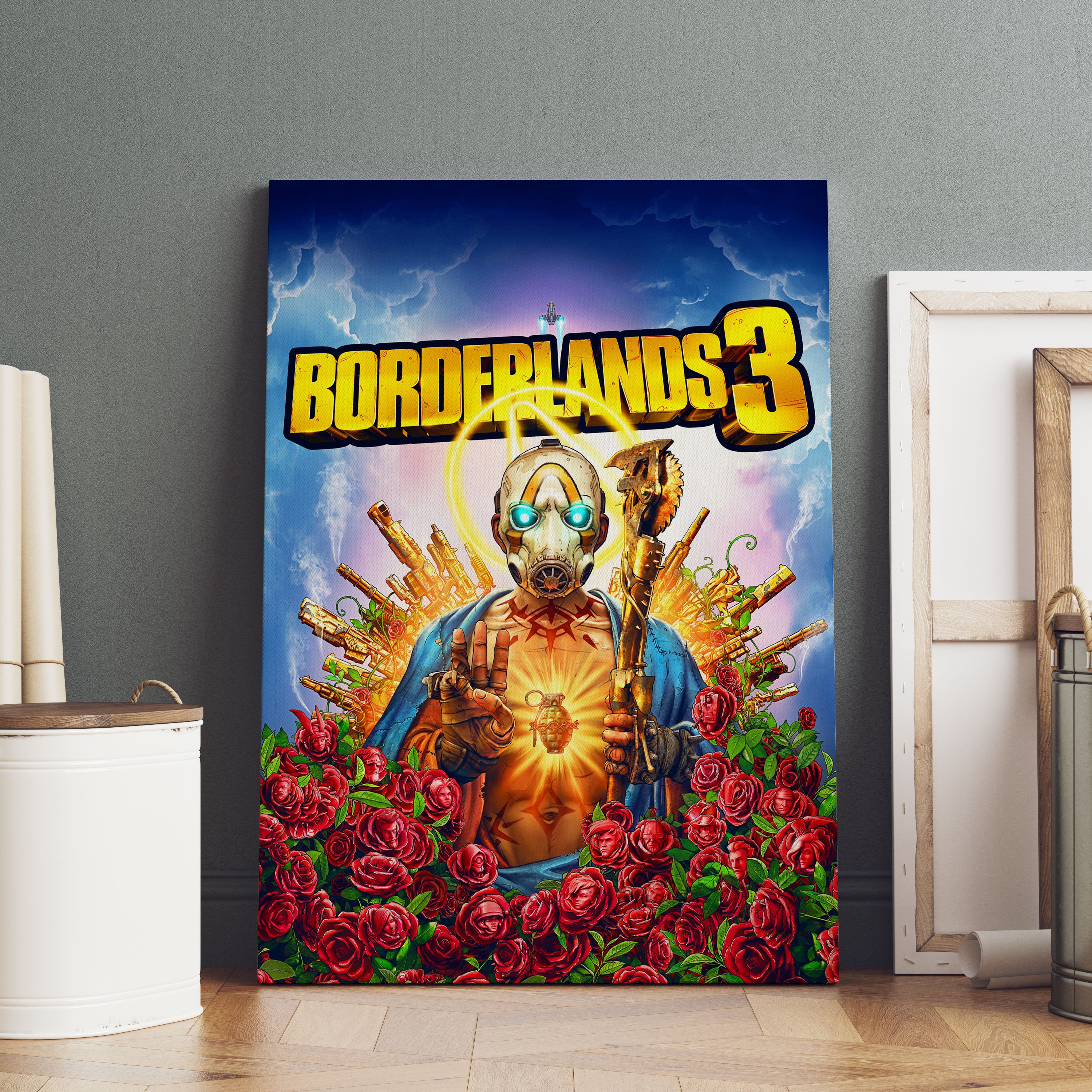 Borderlands Poster Claptrap Art Premium Canvas - Etsy