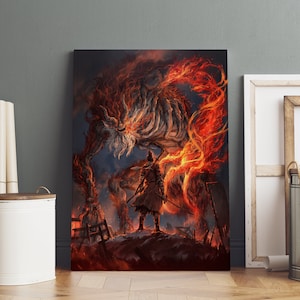 Póster de Sekiro Shadows Die Twice, arte de pared de The Wolf, impresión en lienzo de primera calidad, regalo para fanáticos de los juegos, decoración de pared para jugadores
