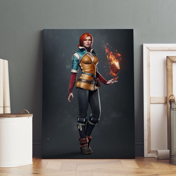 The Witcher 3 Wild Hunt Poster Triss Merigold Wall Art 