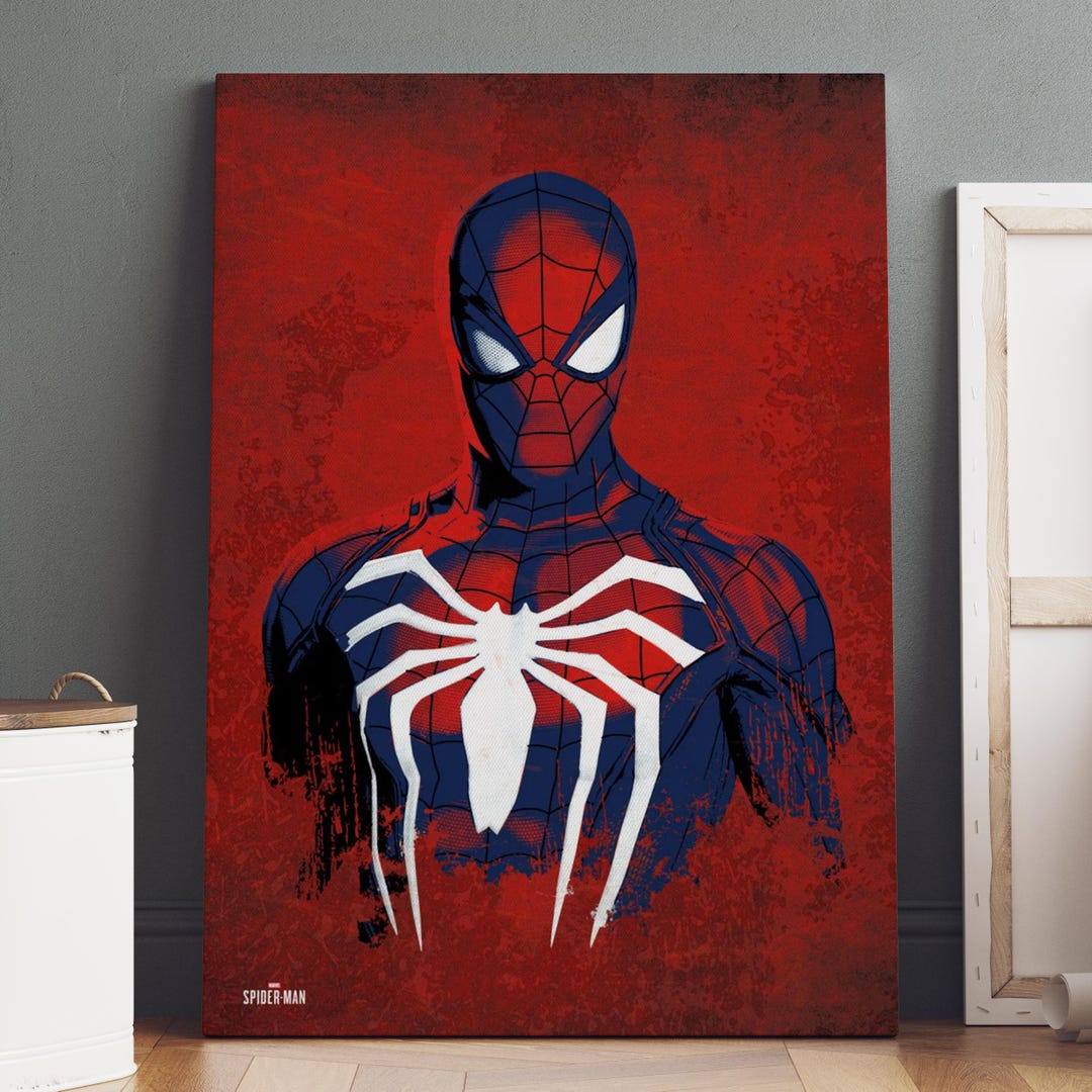 Spider-man Series Poster / Peter Parker Wall Art / Game Print / Canvas ...