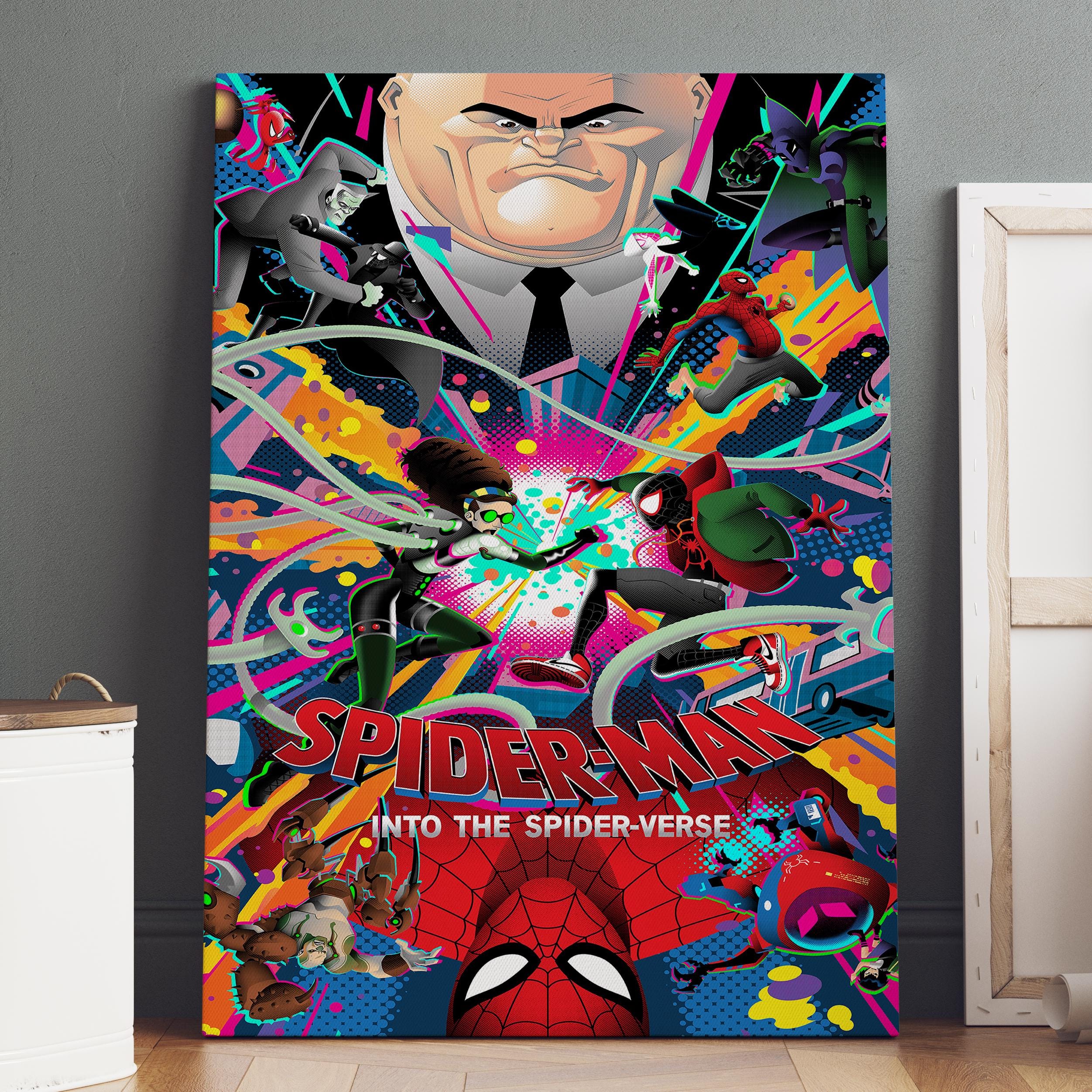Spider-man Series Poster / Peter Parker Wall Art / Game Print / Canvas ...