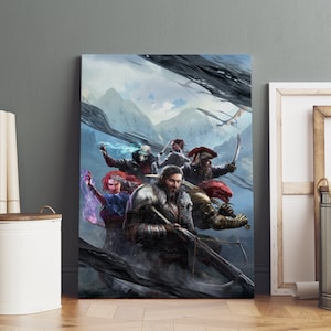 Póster de pecado original de Divinity, arte de pared de Ifan ben-Mezd, impresión en lienzo de primera calidad, regalo para fanáticos de los juegos, decoración de pared para jugadores