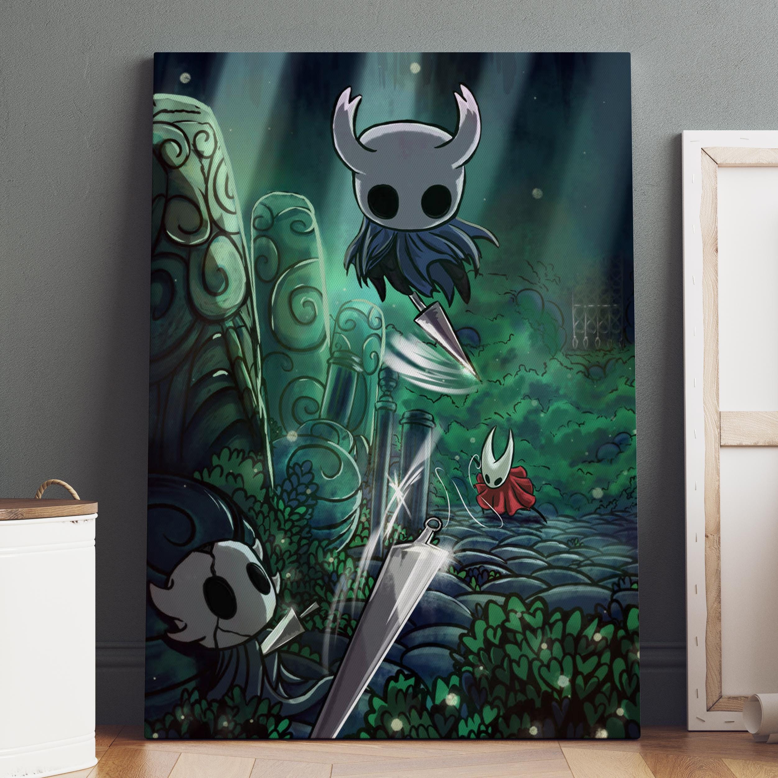 Hollow Knight Poster / the Knight & Hornet Wall Art / Game Print ...