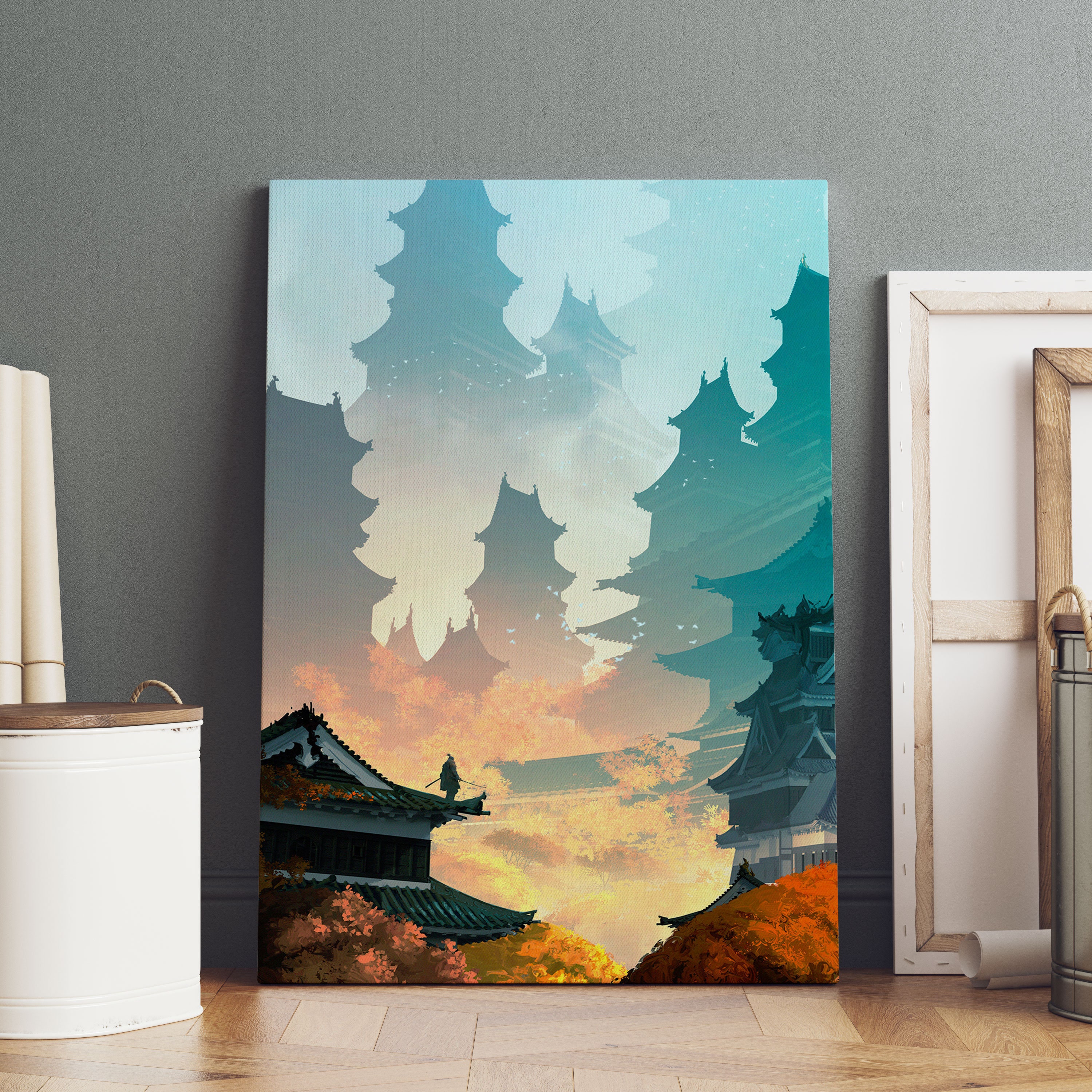 Sekiro Shadows Die Twice Poster, The Wolf Wall Art, Premium Canvas Print, Game Fan Gift, Gamer Wall Decor