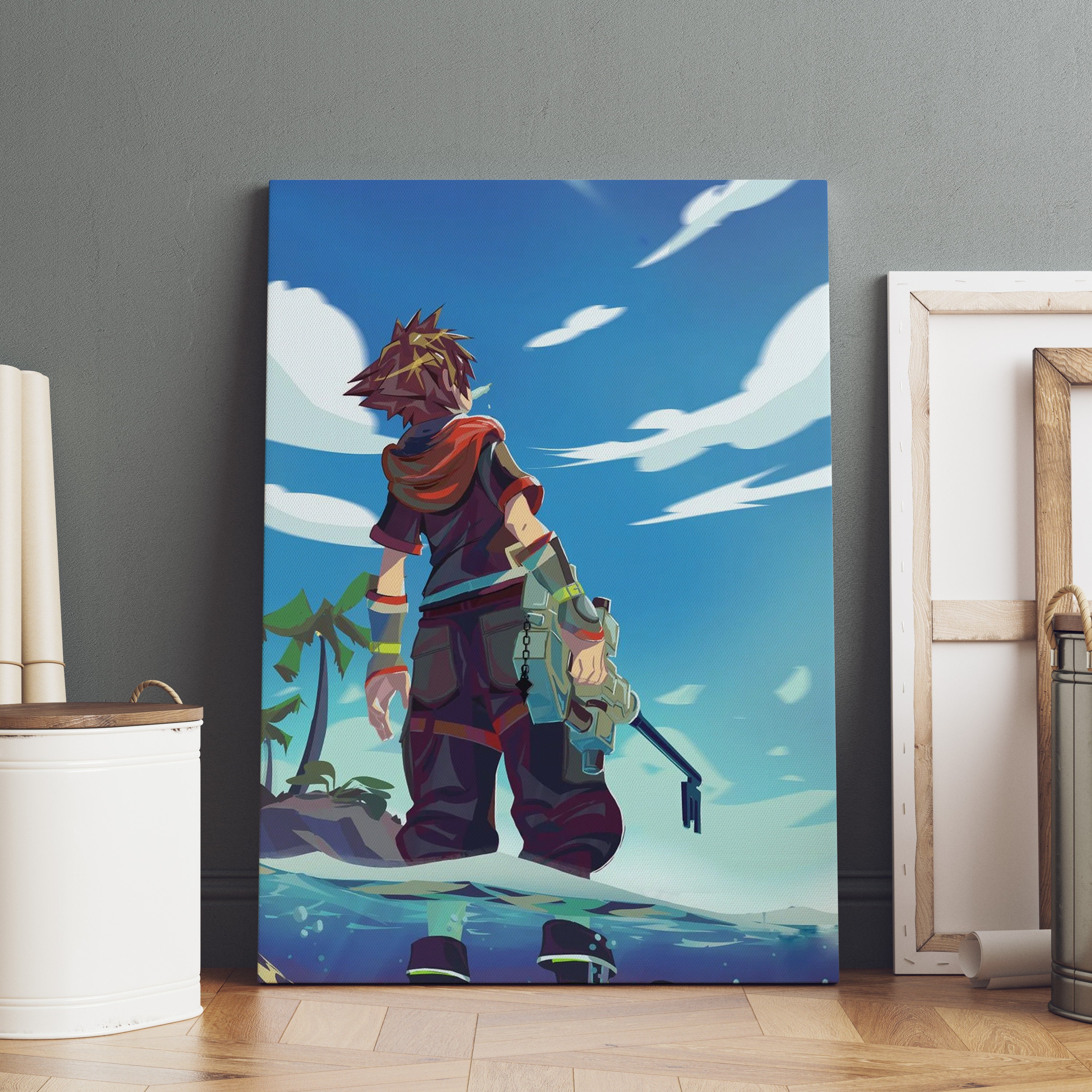 Kingdom hearts Sora Art Board Print for Sale by skydesigns