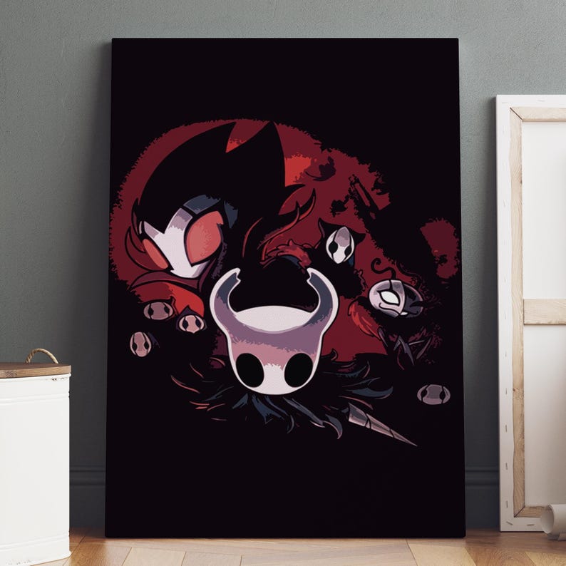 Hollow Knight Poster / the Knight & Hornet Wall Art / Game Print ...