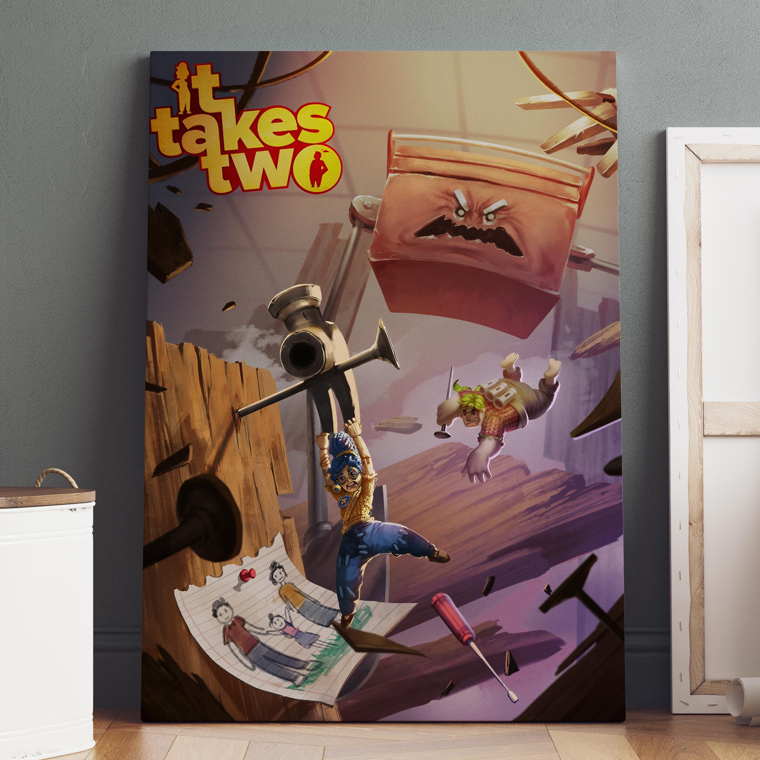 It Takes Two Poster / May & Cody Wall Art / Game Print / Canvas Art ...