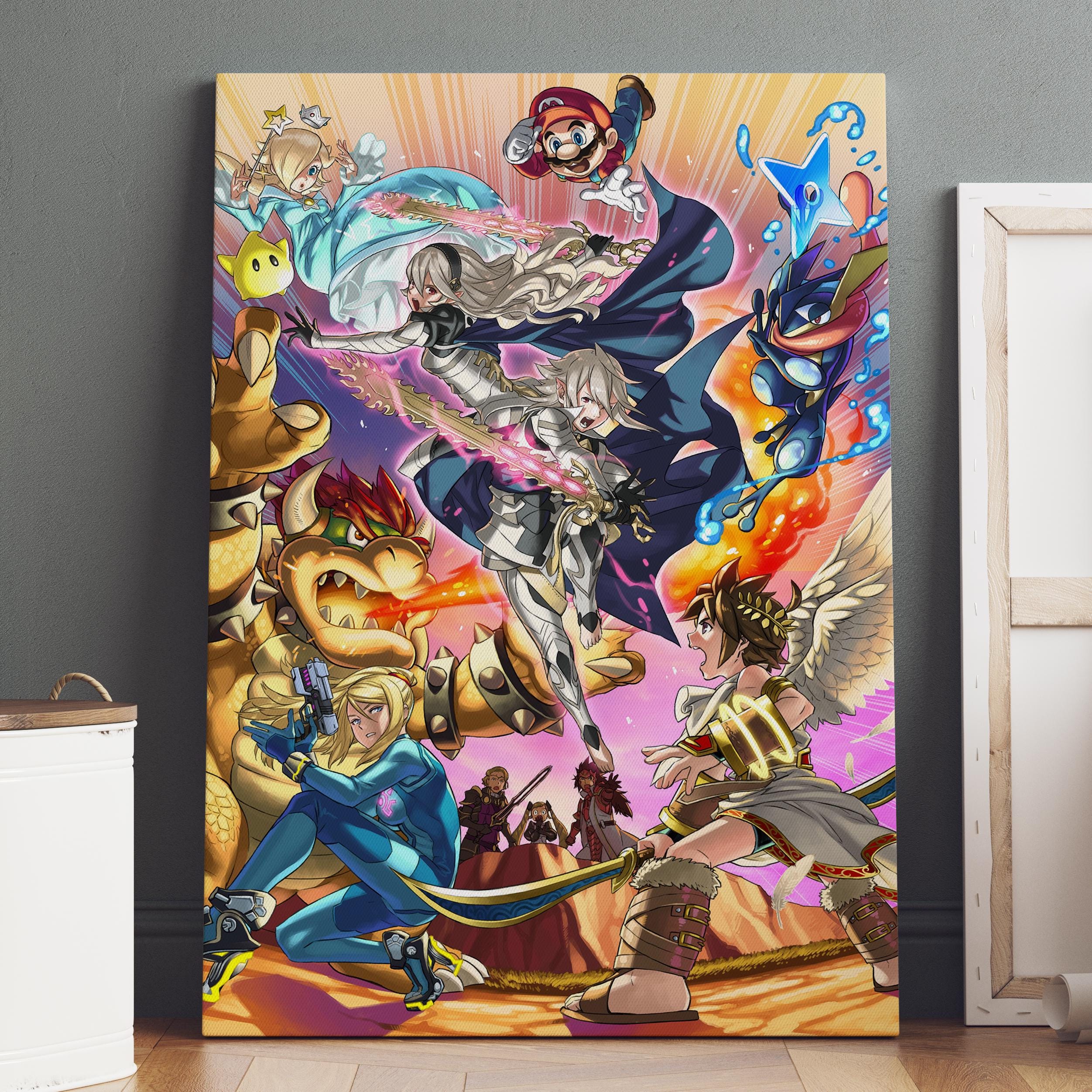 Super Smash Bros Poster / Banjo & Kazooie Wall Art / Game Print ...