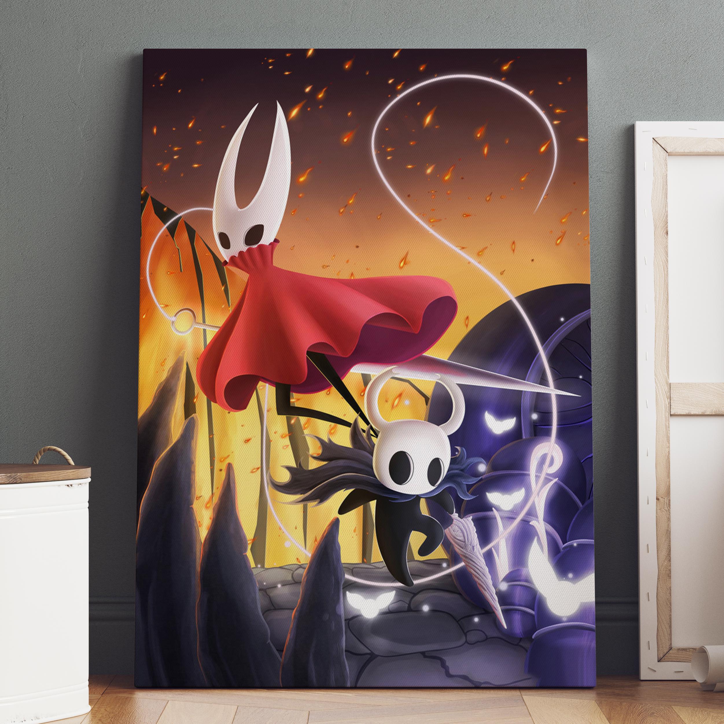 Hollow Knight Poster / the Knight & Hornet Wall Art / Game Print ...