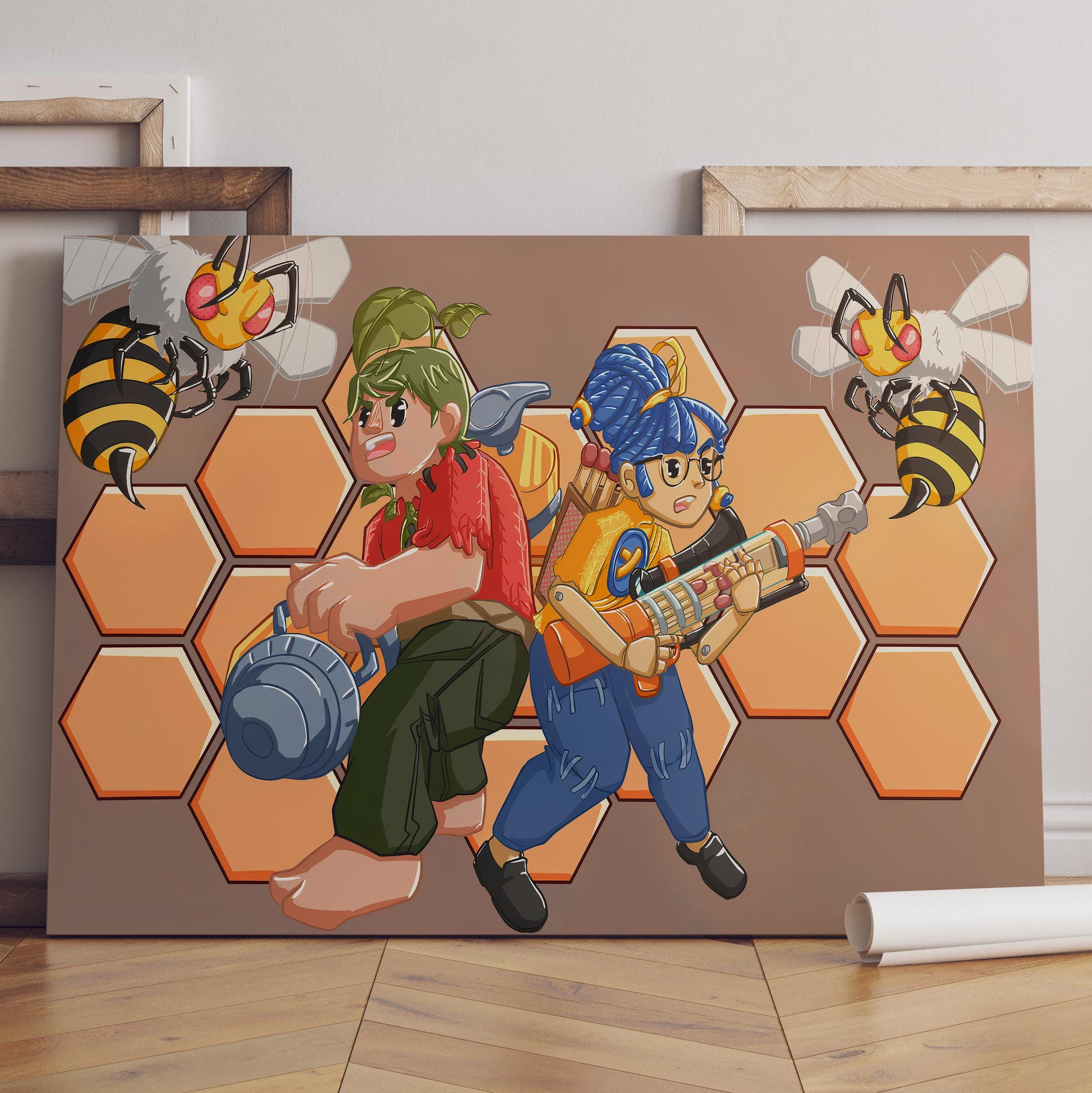 It Takes Two Poster / May & Cody Wall Art / Game Print / Canvas Art ...