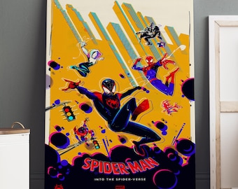 Spider-Man Series Poster / Peter Parker Wall Art / Game Print / Canvas Art Decor #2
