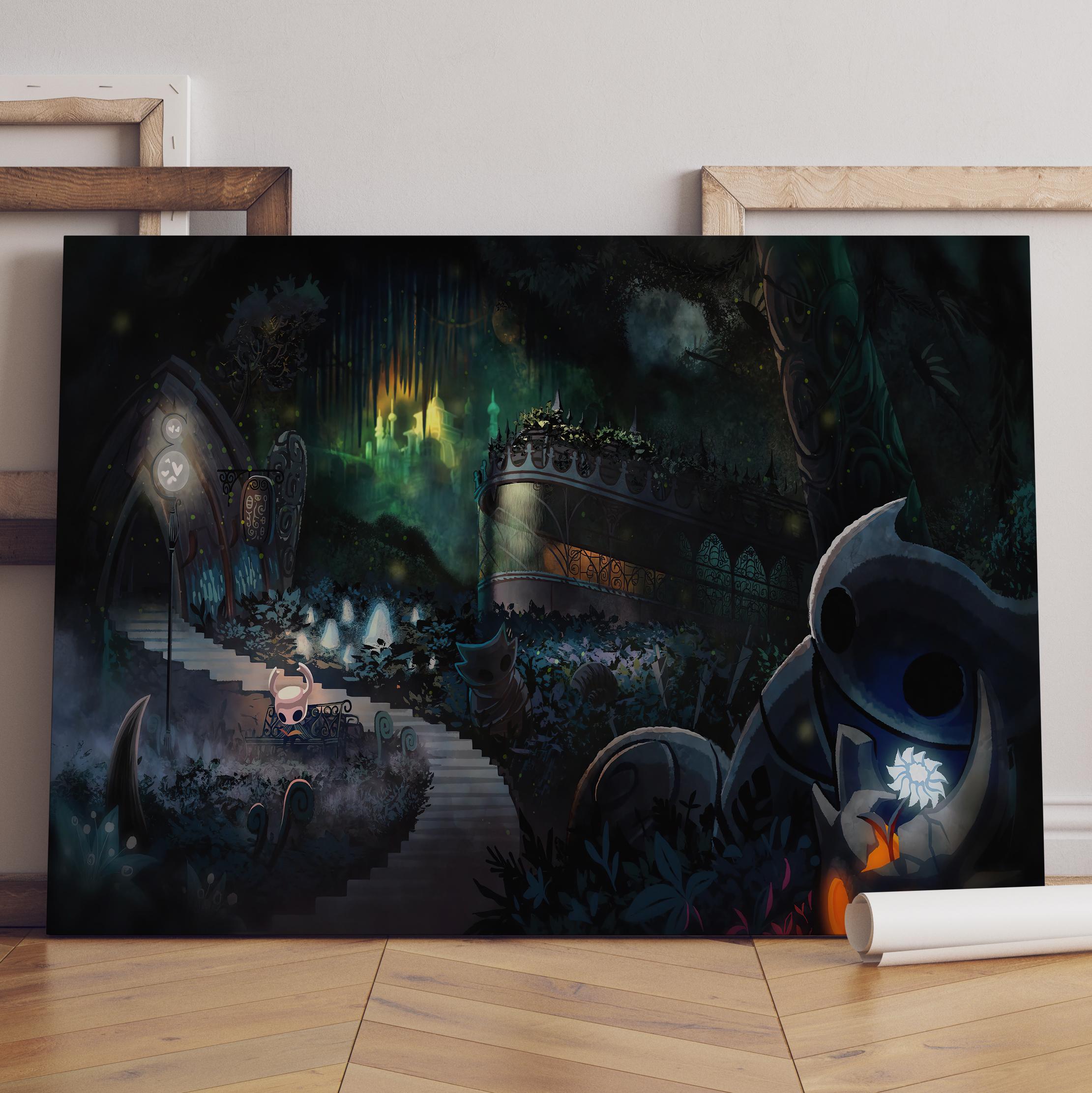 Hollow Knight Poster / the Knight & Hornet Wall Art / Game Print ...