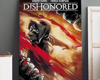Dishonored poster / Corvo Attano muurkunst / gameprint / canvas art decor #3