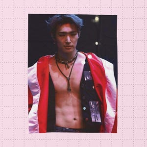 Mingi Ateez Custom Kpop Blanket, Personalized Velveteen Plush Throw, Ateez Merch, Custom Photo Blanket, Kpop Fan Gift