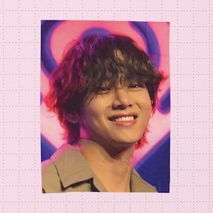 Taehyung V BTS Custom Kpop Blanket, Personalized Velveteen Plush Throw, BTS Merch, Custom Photo Blanket, Kpop Fan Gift