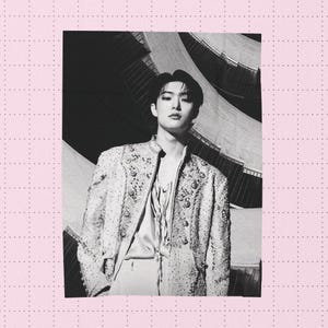 Mingi Ateez Custom Kpop Blanket, Personalized Velveteen Plush Throw, Ateez Merch, Custom Photo Blanket, Kpop Fan Gift