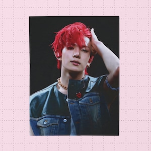 Heeseung Enhypen Custom Kpop Blanket, Personalized Velveteen Plush Throw, Enhypen Merch, Custom Photo Blanket, Kpop Fan Gift