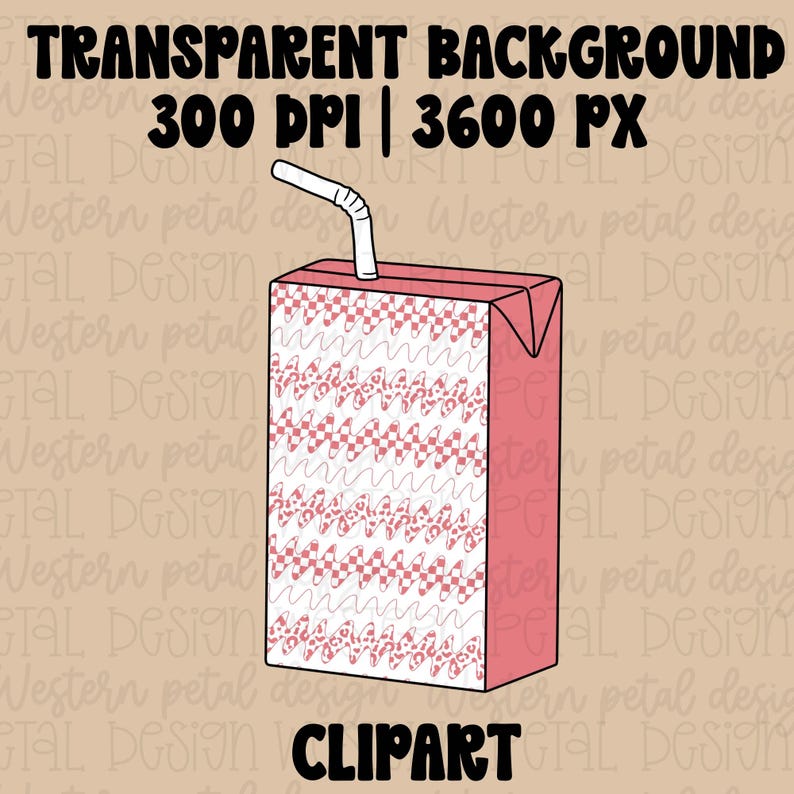 Juice Box Clipart PNG, Cute Pink Juice Box Clipart, Hand Drawn Girly ...