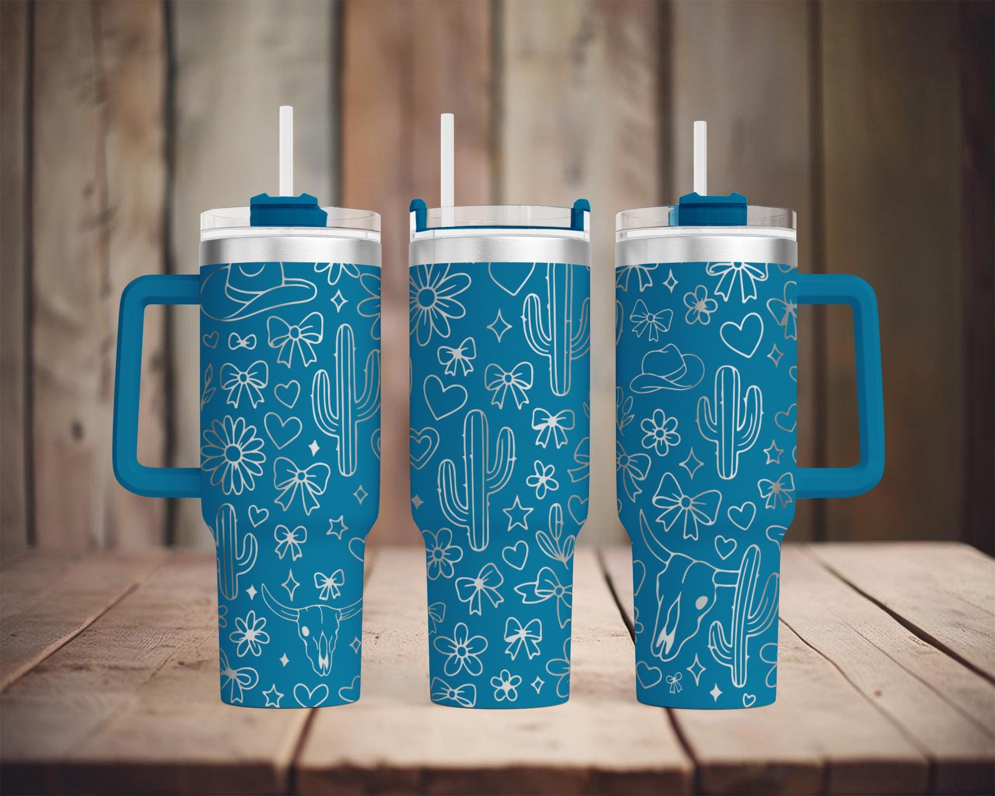 Western Coquette 40oz Tumbler Wrap SVG – Laser Engraving File - Etsy