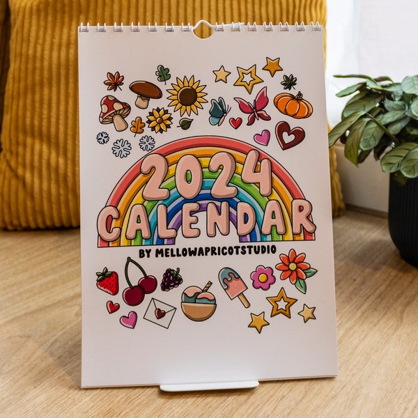 2024 Yearly Wall Planner Etsy UK