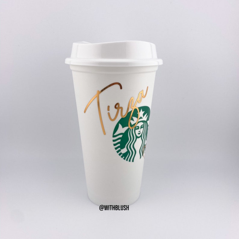 Personalized Starbucks Cup Reusable Travel Cup to Go Coffee Customname