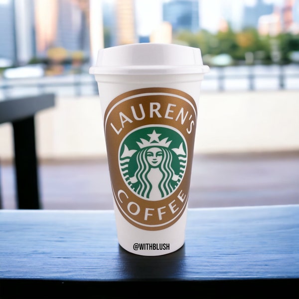 Personalized Starbucks Reusable Travel Cup To Go Coffee Cup | Custom Name | Starbucks Travel Mug | Starbucks Hot Cup