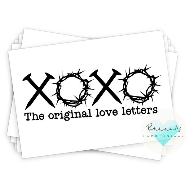 xoxo Original Love Letters | SUBLIMATION TRANSFER | Ready to Press | Sublimation Ready to Press