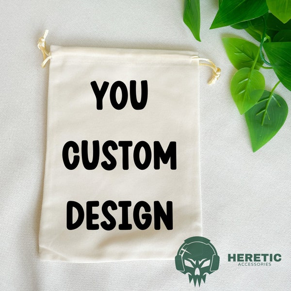 Your Custom Design or Symbol Velvet Bag for Tabletop Game Velvet Dice Bag