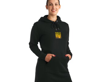 VoyagingWithin, Clothing, Streeter Hoodie Dress, Golden Leaves