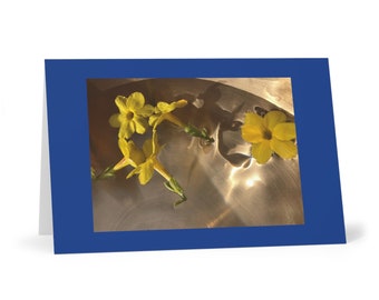 VoyagingWithin, Cards, Greeting Cards (7 pcs), Winter Jasmine Sunshine