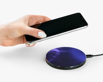 VoyagingWithin, Tech Accessories, Wireless Charger, Deep Blue