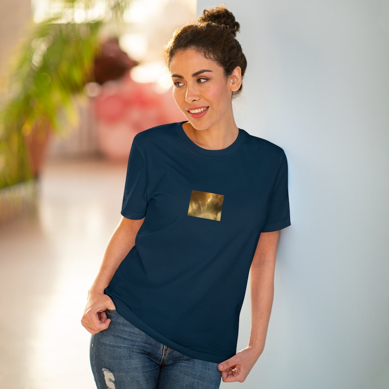 VoyagingWithin, Clothing, organic cotton t-shirt, unisex, Flaming Gold image 1