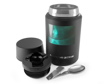 VoyagingWithin, Kitchen, Titan Copper Insulated Food Storage Container, Deep Turquoise