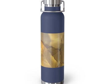 VoyagingWithin, Kitchen, Copper Vacuum Insulated Bottle, 22oz, Autumn Leaves
