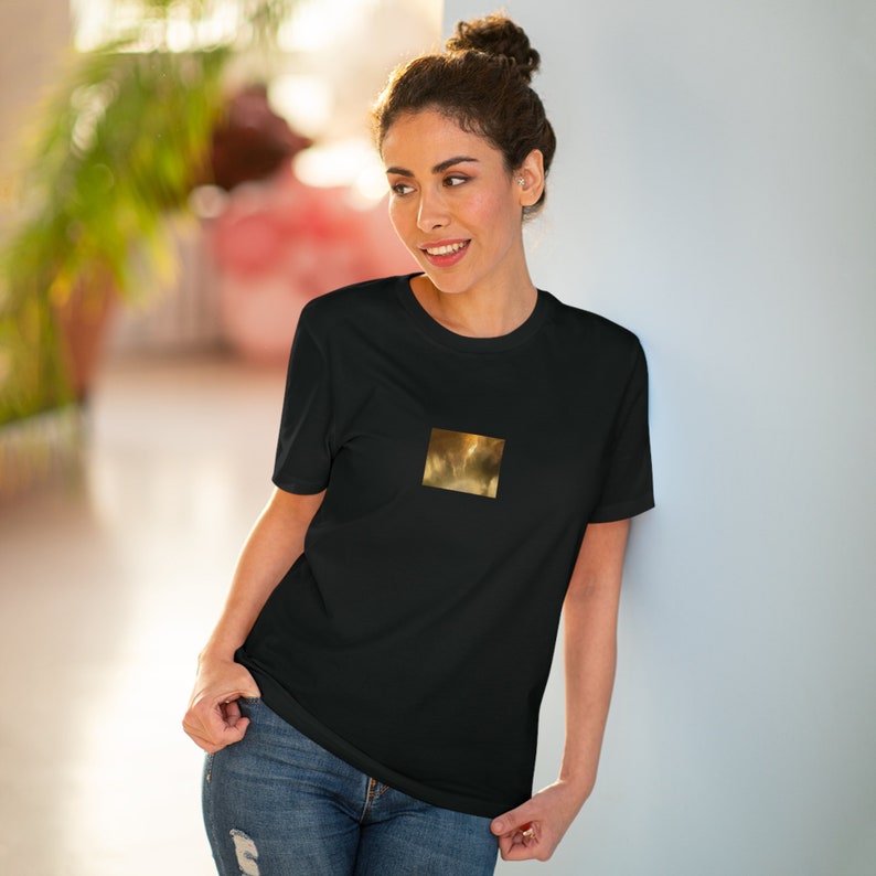 VoyagingWithin, Clothing, organic cotton t-shirt, unisex, Flaming Gold image 4