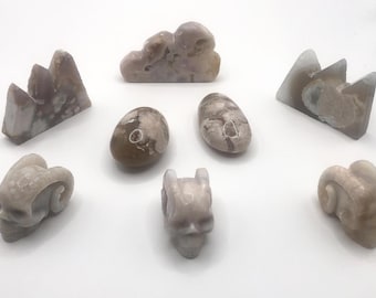 Flower Agate Carvings