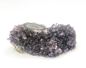 Amethyst Stalactite on Deep Purple Amethyst Matrix