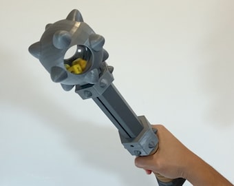 Dobbelstenen Morning Star / Flail - 3D-geprinte dobbelsteenroller voor TTRPG en LARP