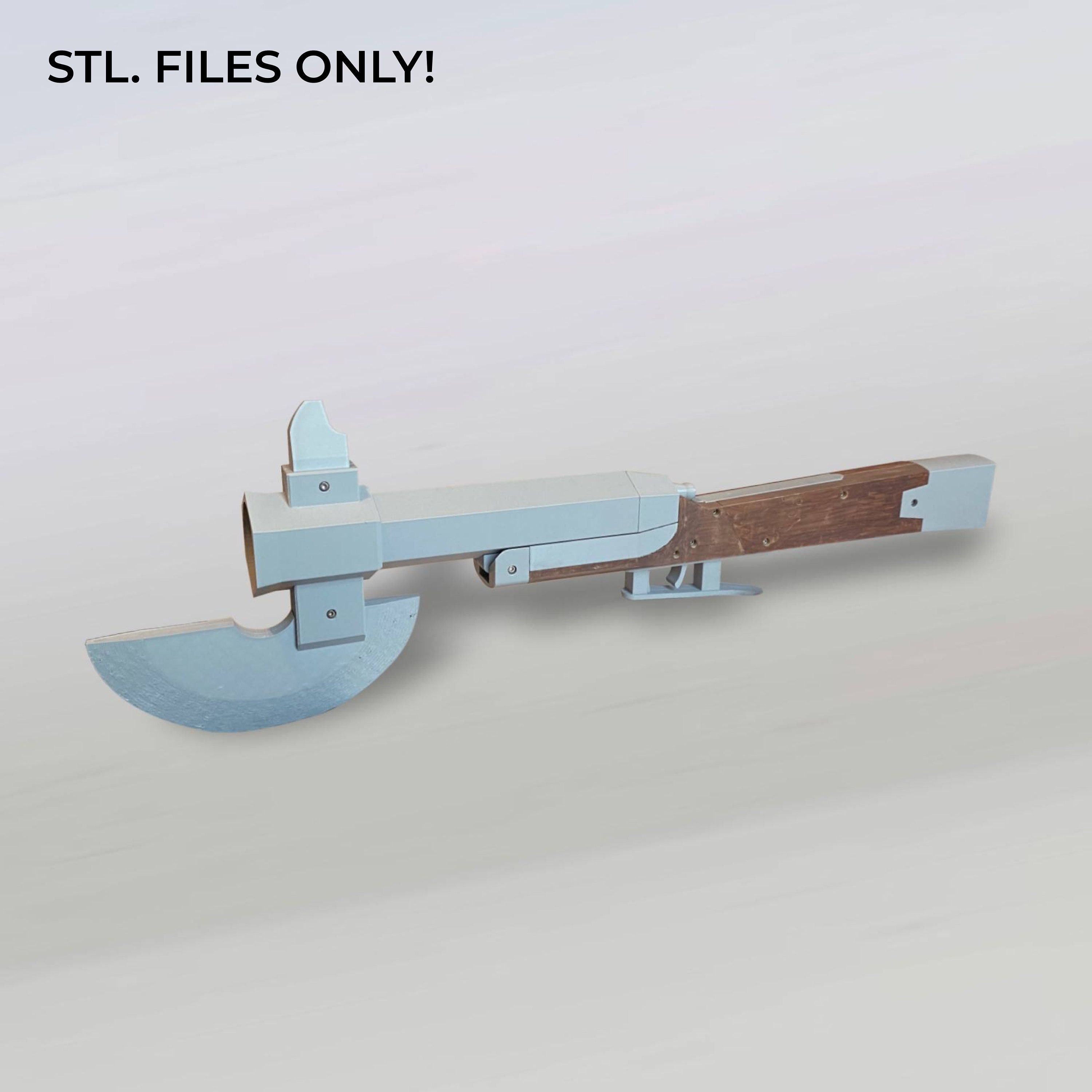Axe Shotgun - rubberen dobbelsteenwerper voor TTRPG of LARP