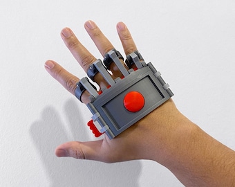 Dice Gauntlet: draagbare dobbelsteenwerper (alleen 3D-afdrukbestanden)